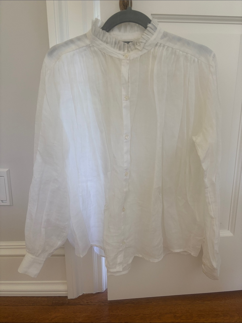Frame Ramie Cotton Blouse XS